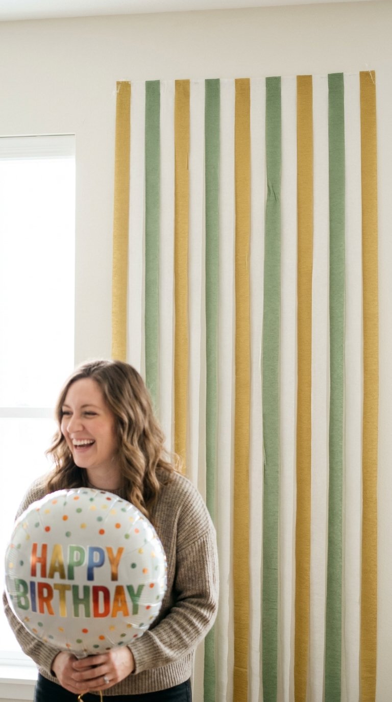 Create a Streamer Backdrop for Photos
