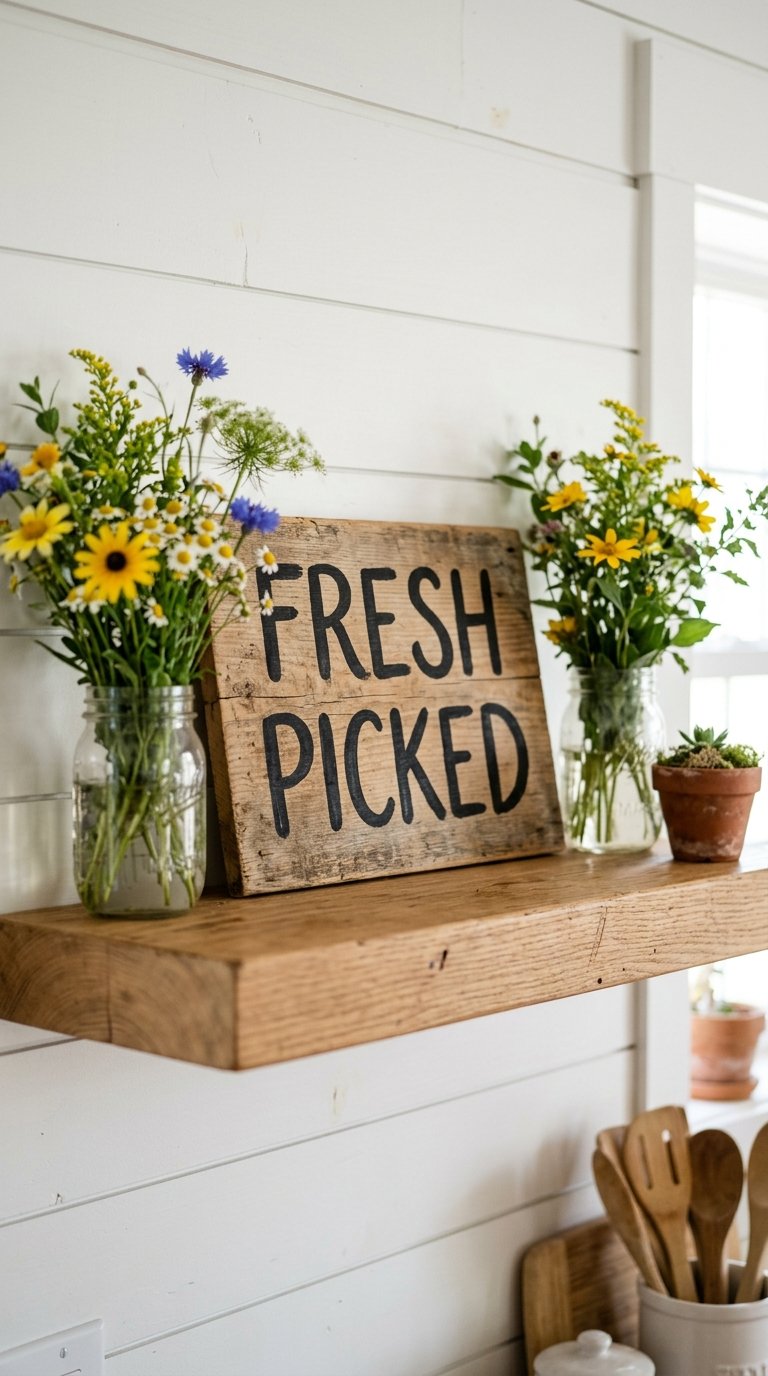 Wooden Sign With a Summer Message