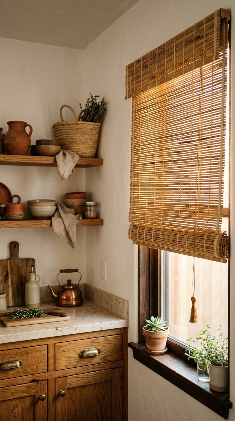 Woven Wood Shades for Texture and Warmth