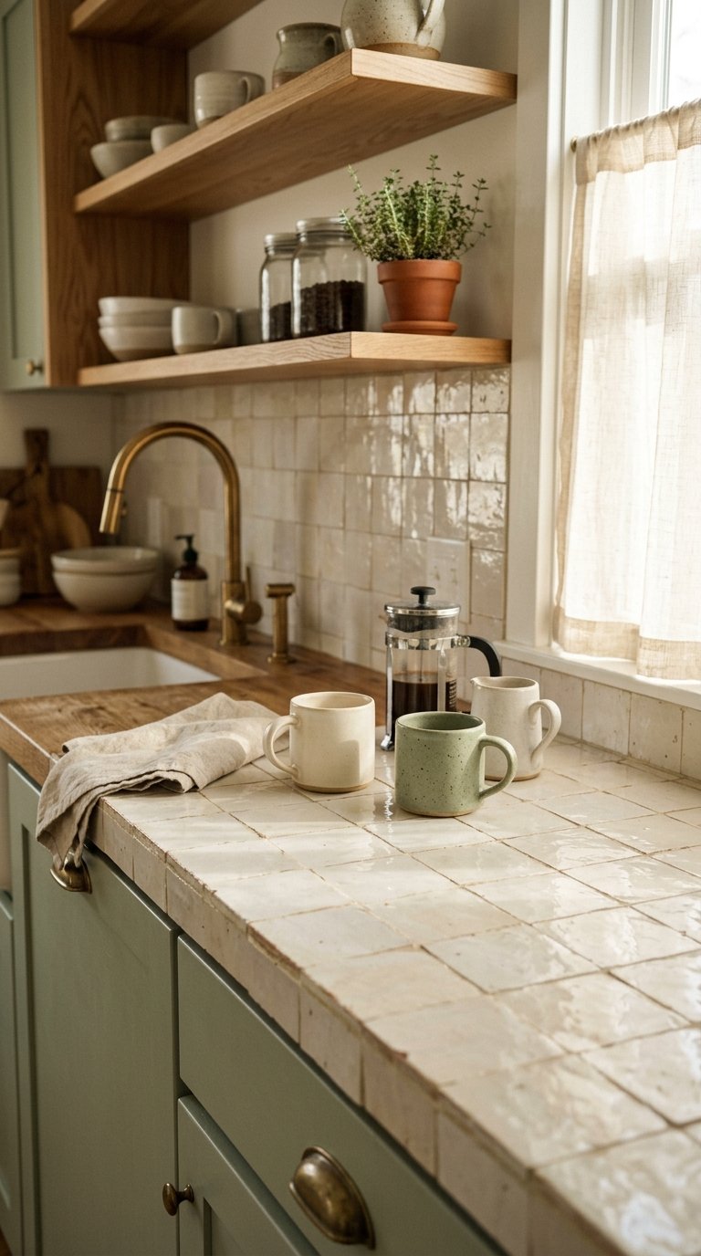 Zellige Tile Countertops