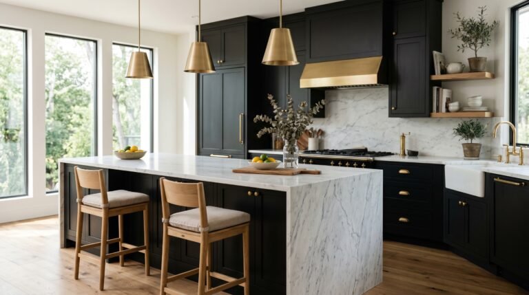 black kitchen cabinets ideas