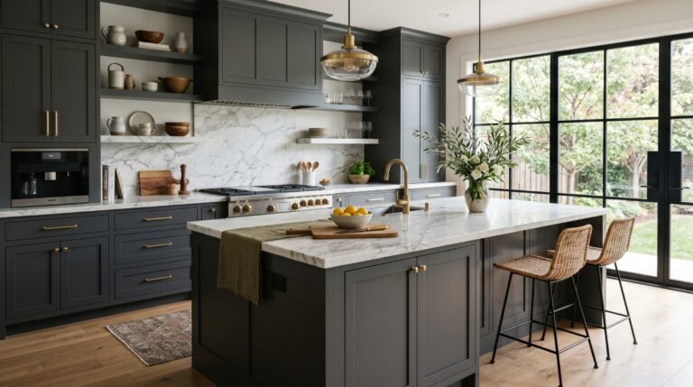 charcoal gray kitchen cabinets ideas