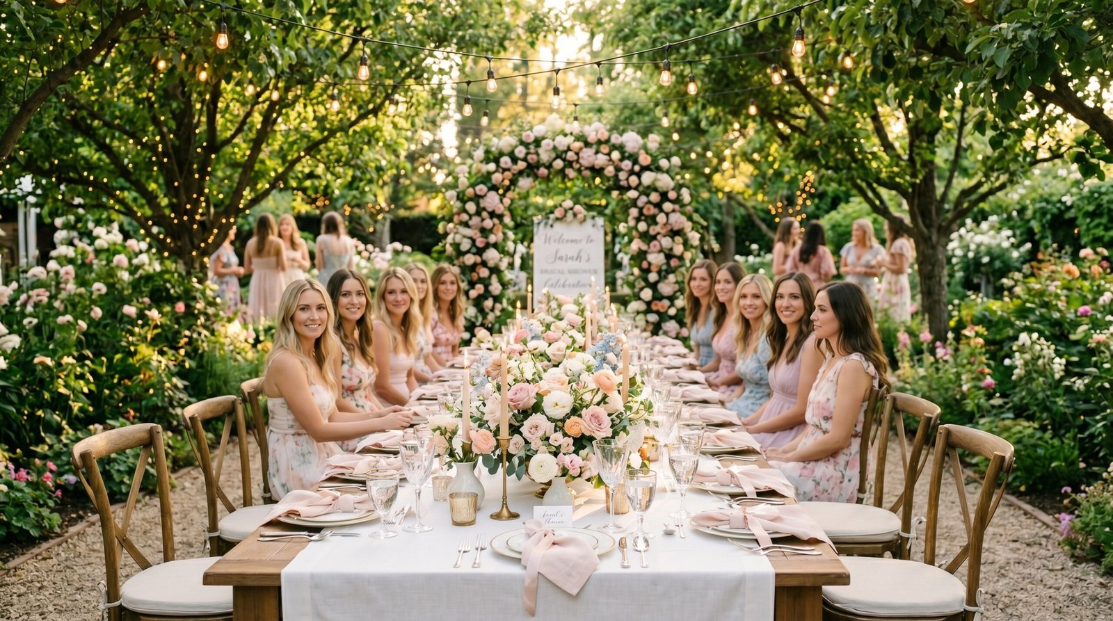 garden bridal shower ideas