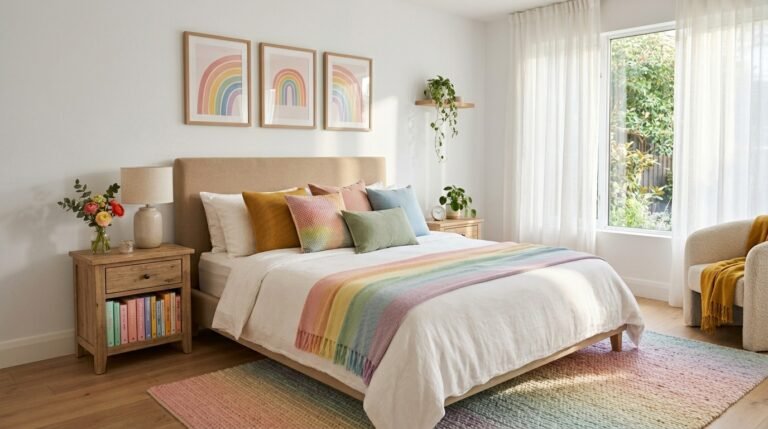 rainbow bedroom ideas