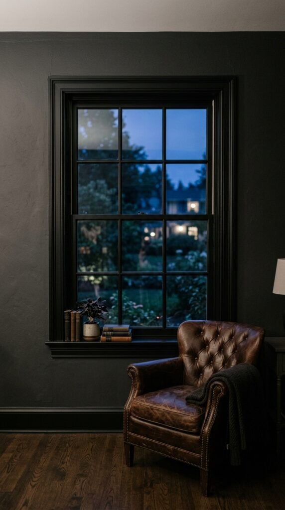 Add Black Window Frames or Trim for Architectural Definition