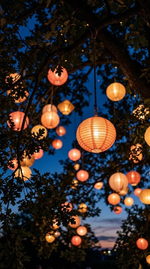 Add Color With Paper Lanterns
