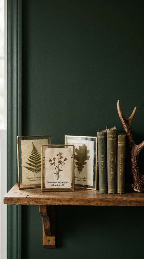 Add Taxidermy-Style or Botanical Specimens (Real or Faux)