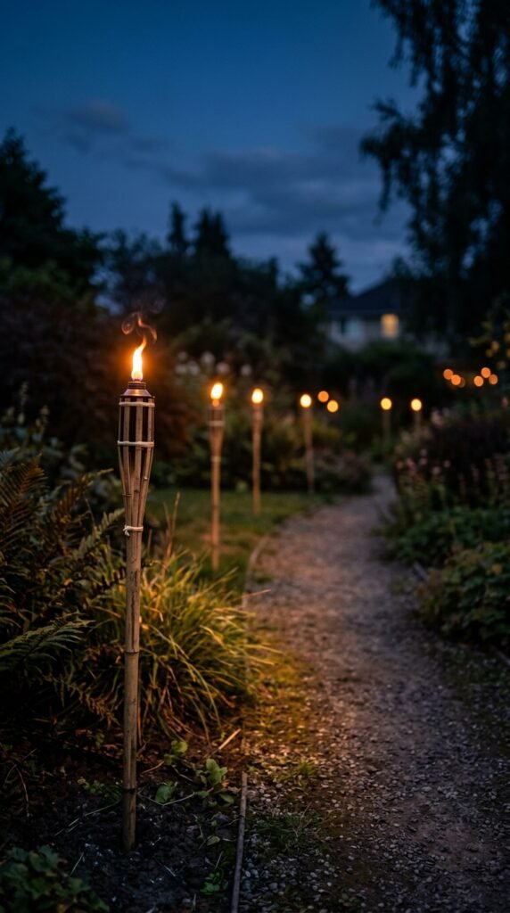 Add Tiki Torches for Ambient Lighting and Bug Control