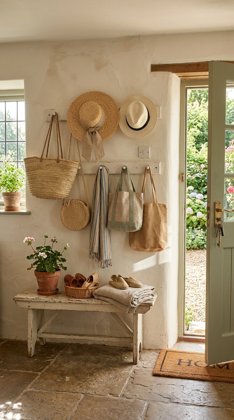 Add a Peg Rail in an Entryway or Bathroom