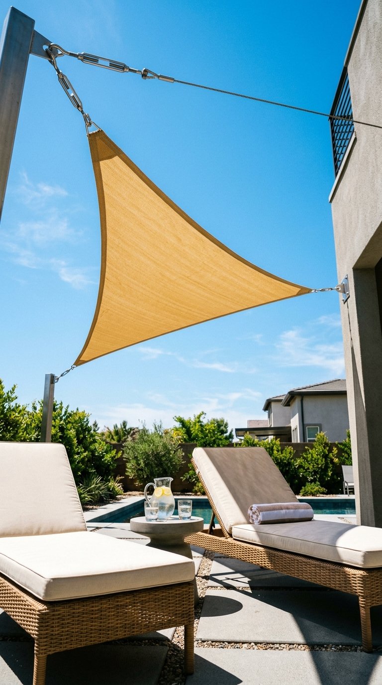 Add a Shade Structure With a Sail or Cabana