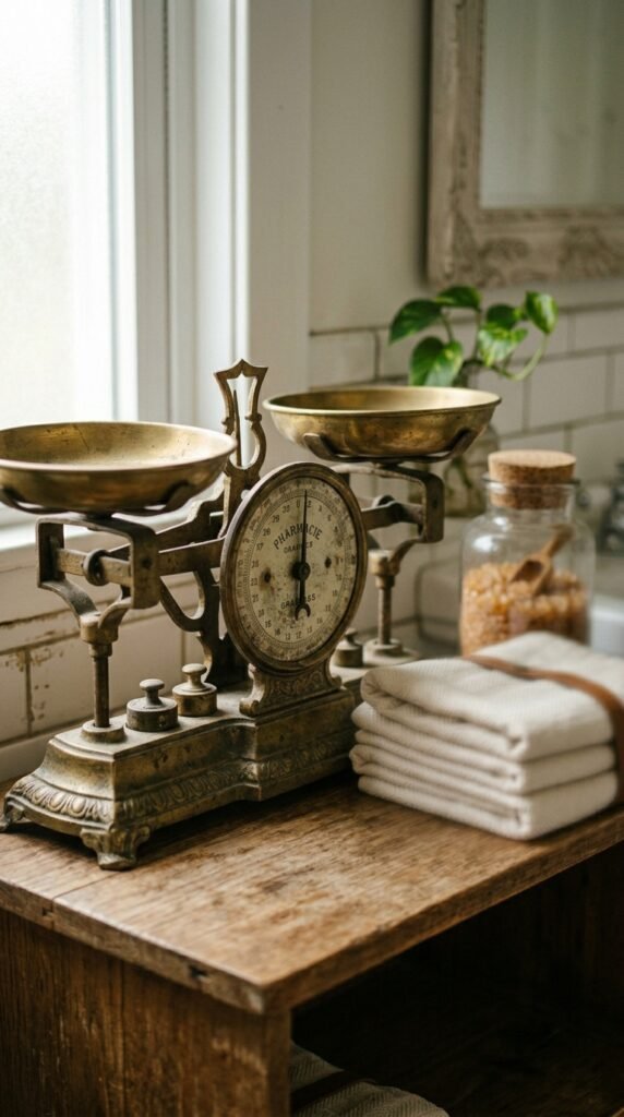 Add a Vintage Scale or Decorative Object