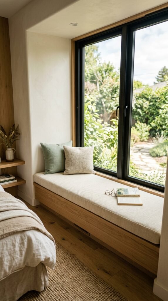 Add a Window Seat With a Built-In or Loose Cushion