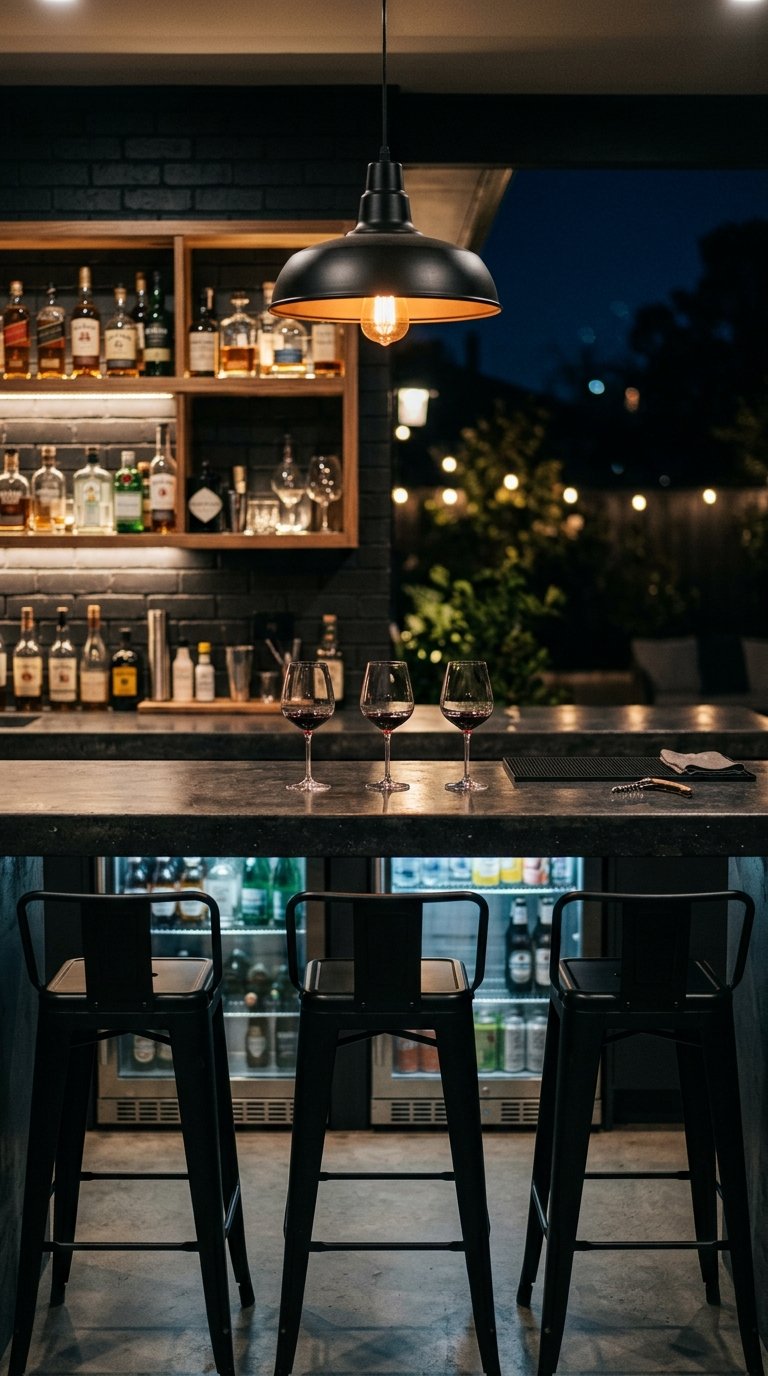 Add an Outdoor Bar with Counter Seating