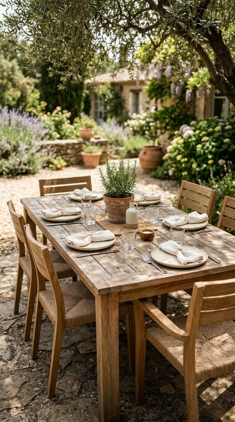 Anchor the Space With a Large Dining Table