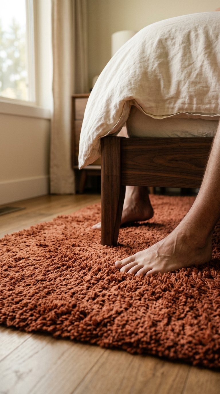 Area Rug Under the Bed
