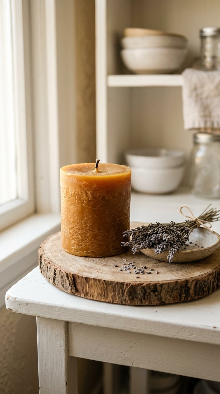 Beeswax or Soy Candle