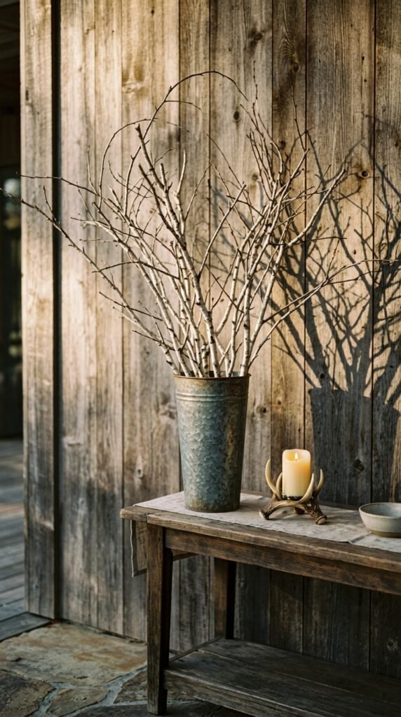 Use Antler or Branch Decor Accents