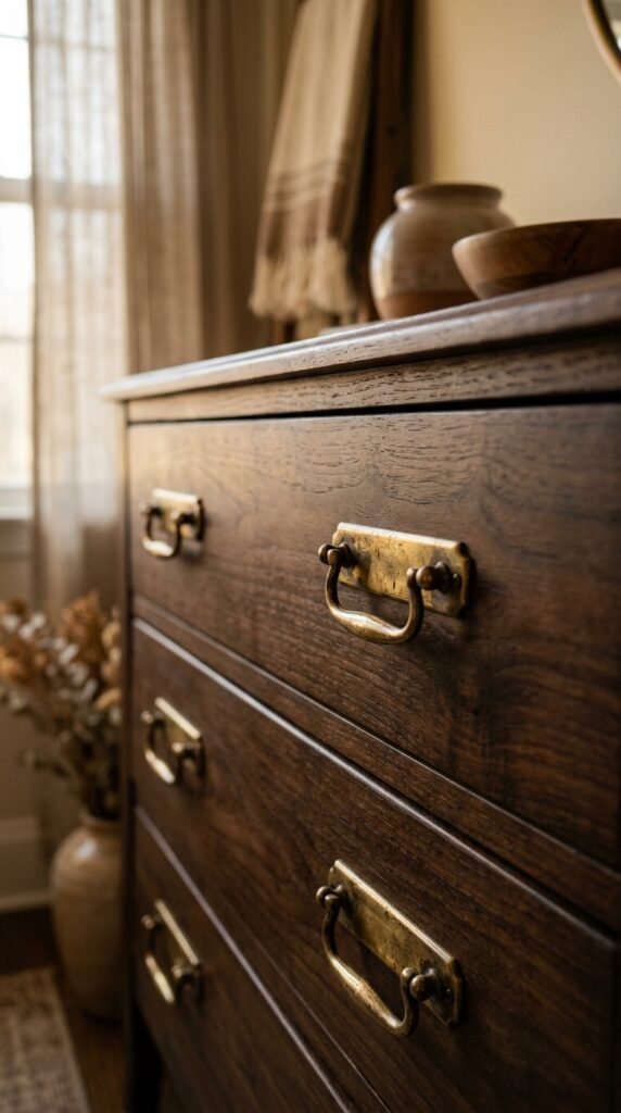 Brass or Bronze Hardware Throughout