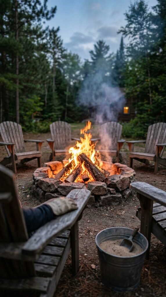 Bring in a Wood-Burning Fire Pit