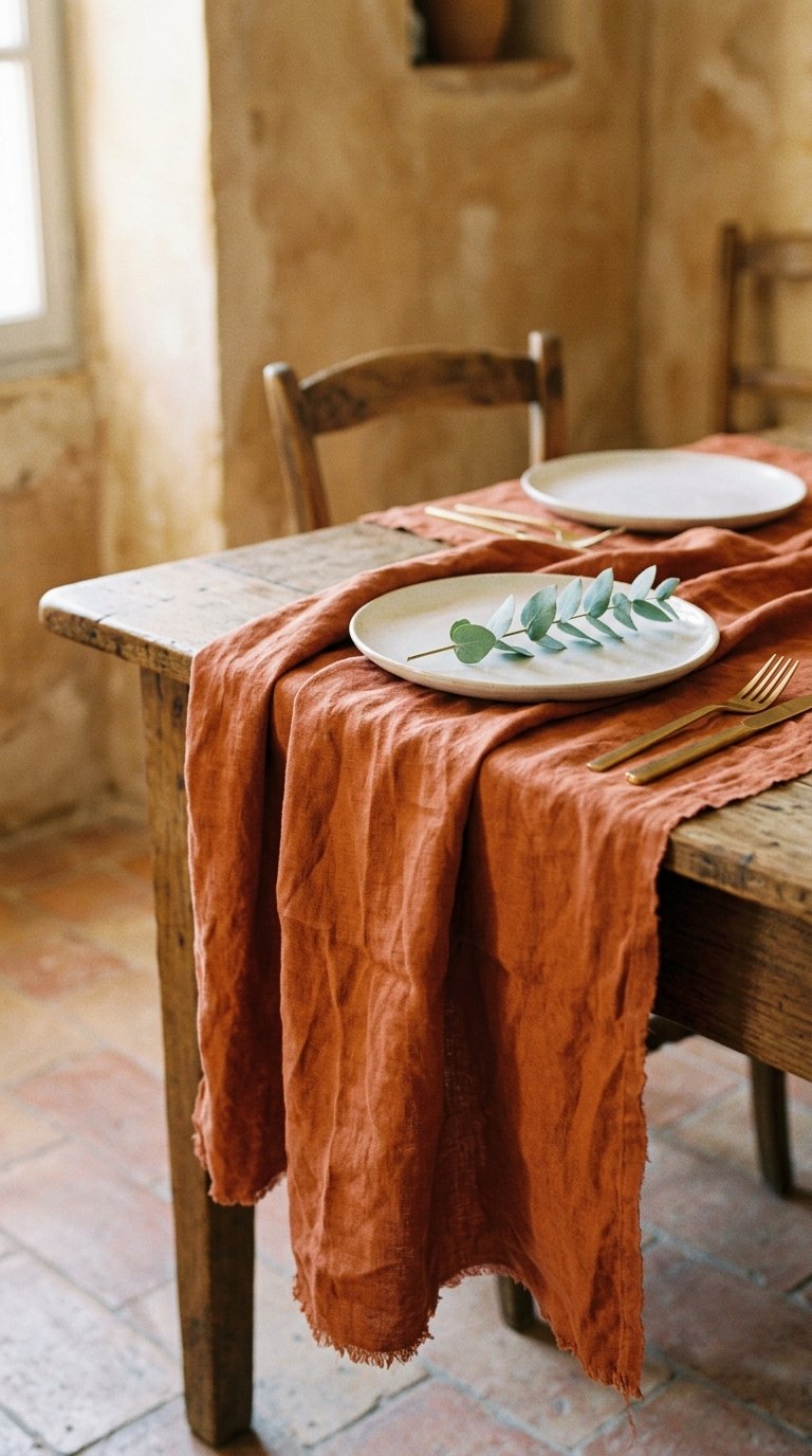 Build Your Color Palette Around One Statement Linen