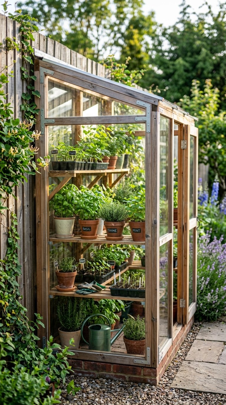 Build a Cozy Corner Greenhouse