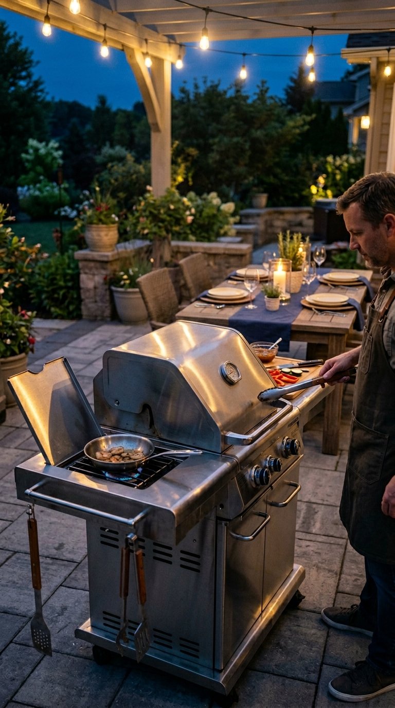 Build a Dedicated Outdoor Kitchen Nearby