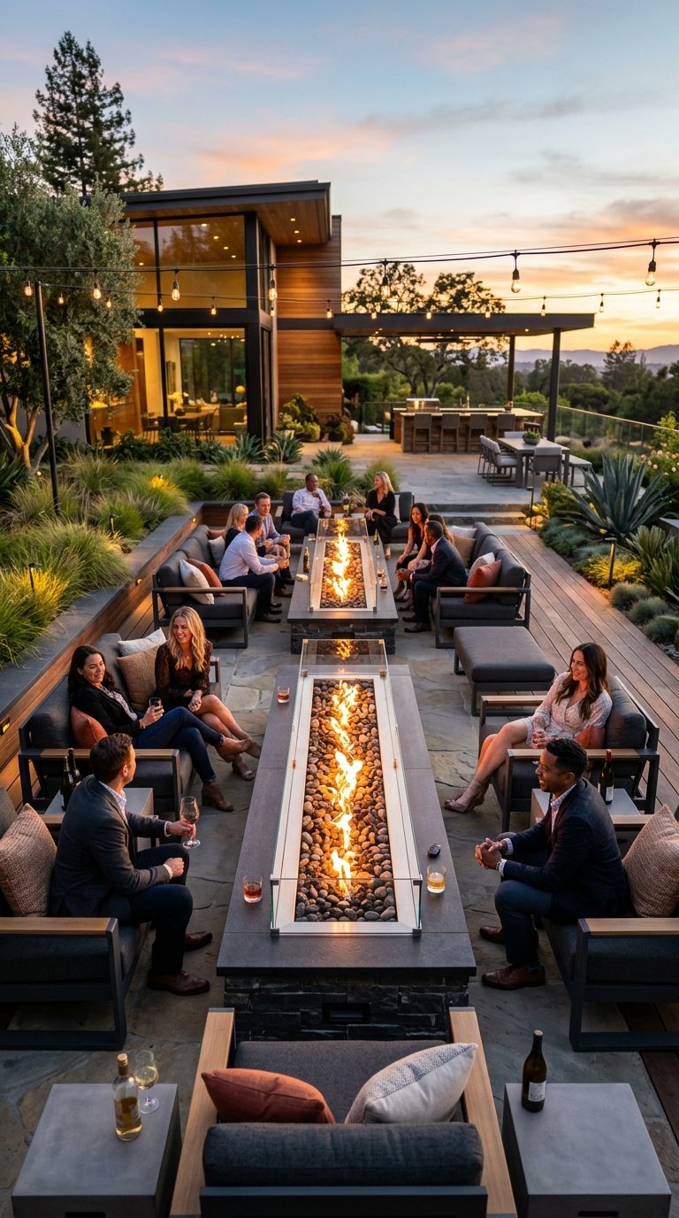 Build a Double-Sided Fire Pit for Large Gatherings