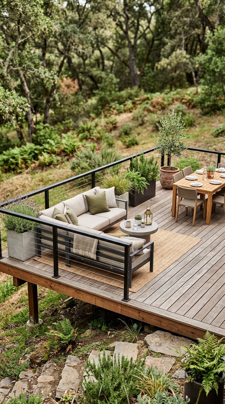 Build a Floating Deck Over Uneven Ground
