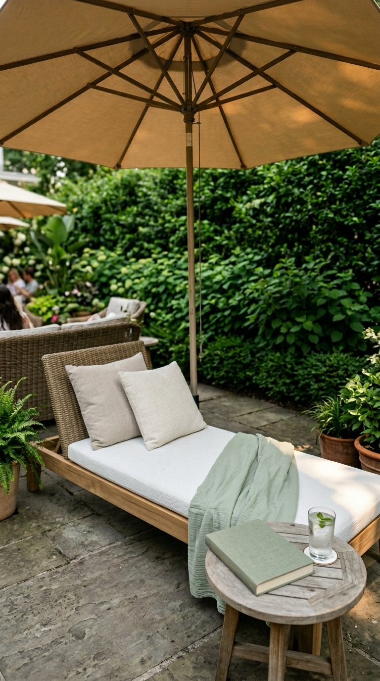 Build a Low Daybed or Sun Lounger Zone