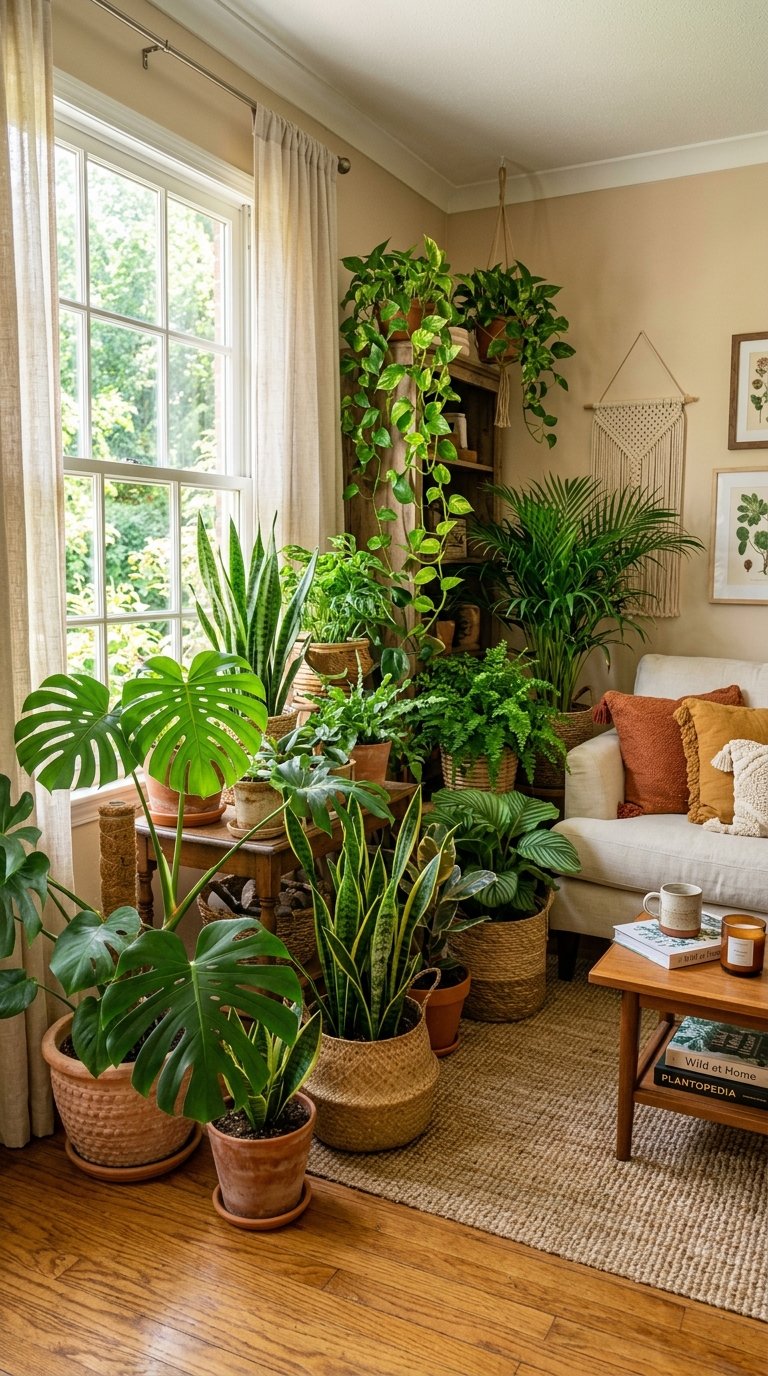 Build a Plant Corner With a Variety of Leaf Shapes and Sizes