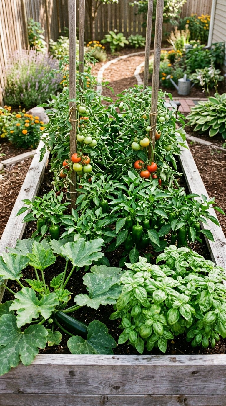 Build a Raised Garden Bed Vegetable Garden