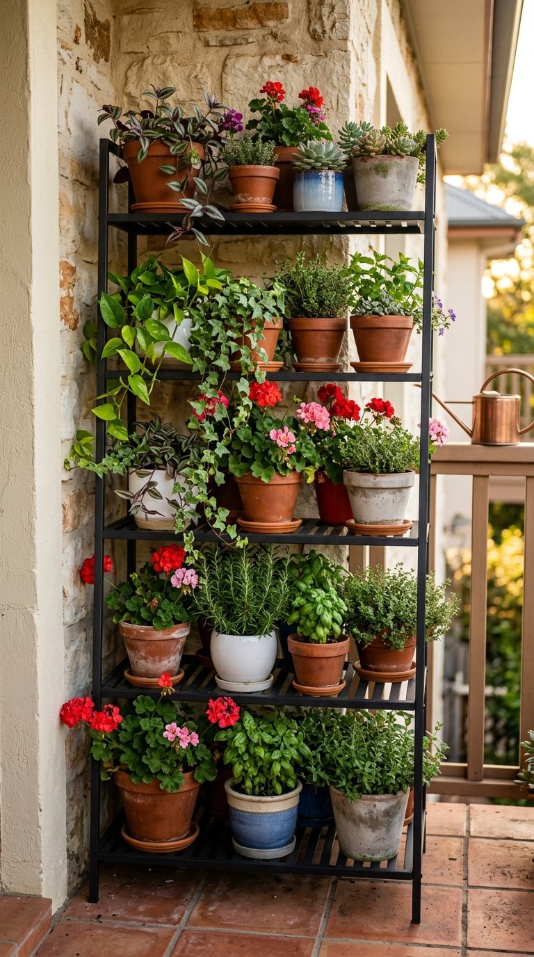 Build a Tiered Plant Stand for Maximum Plant Density