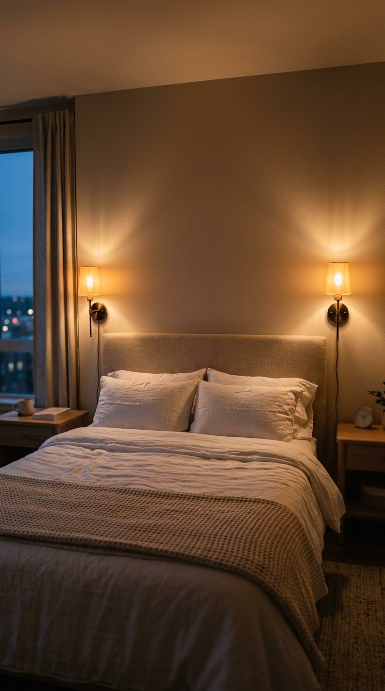 Builder-Grade Lighting with Plug-In Sconces