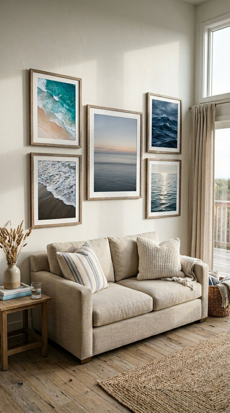Coastal Gallery Wall