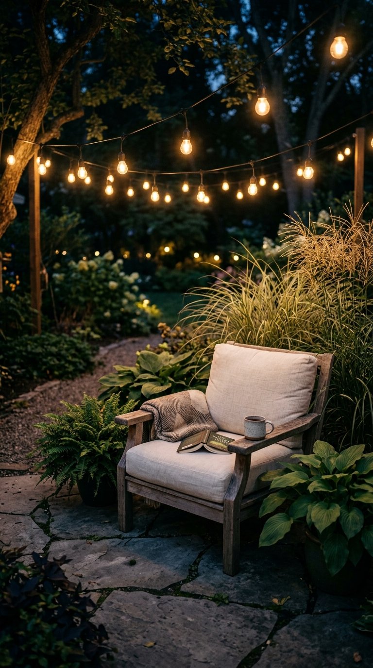 Create a Glowing Outdoor Reading Nook