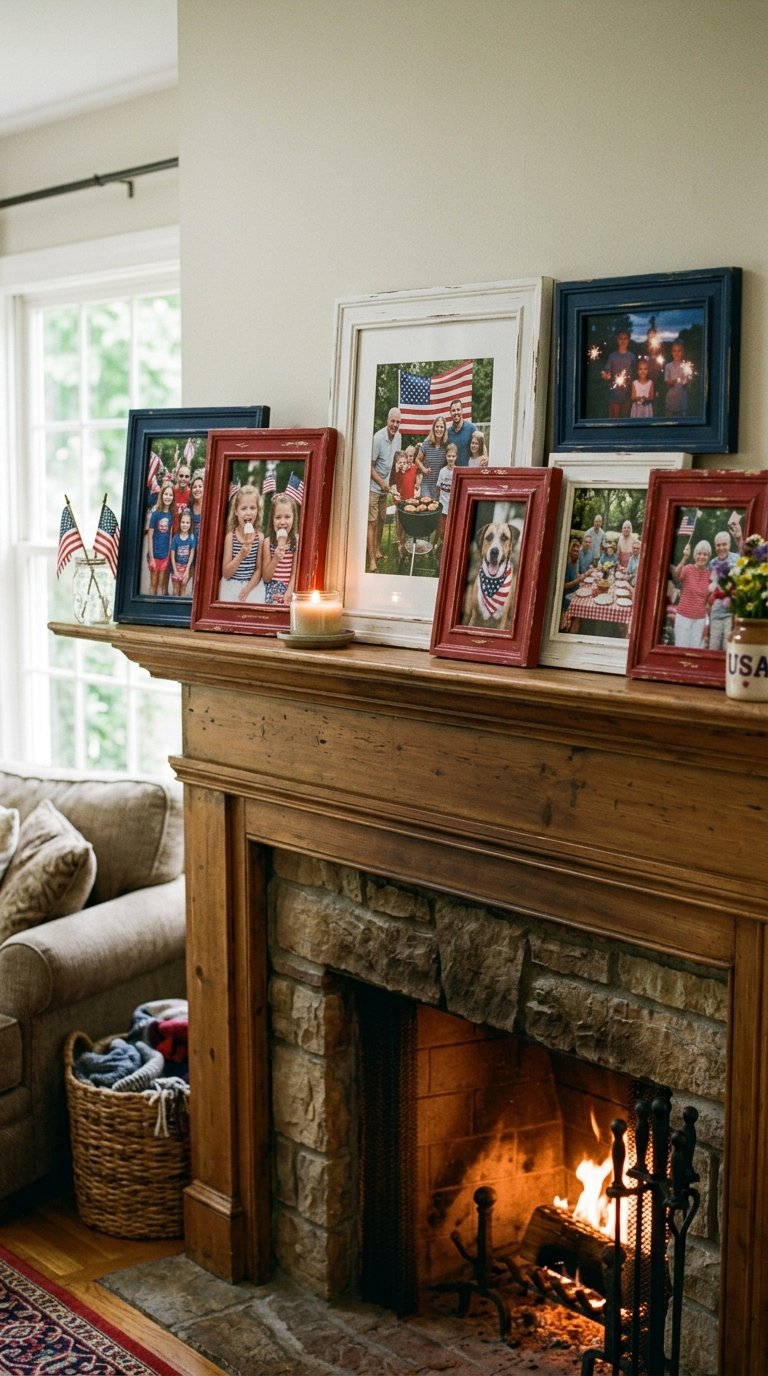 Create a Photo Display With Patriotic Frames