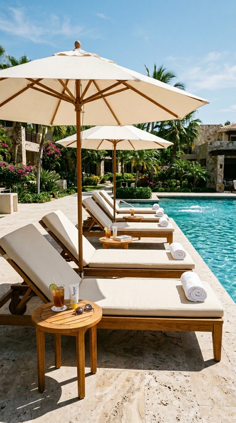 Create a Poolside Lounge Area
