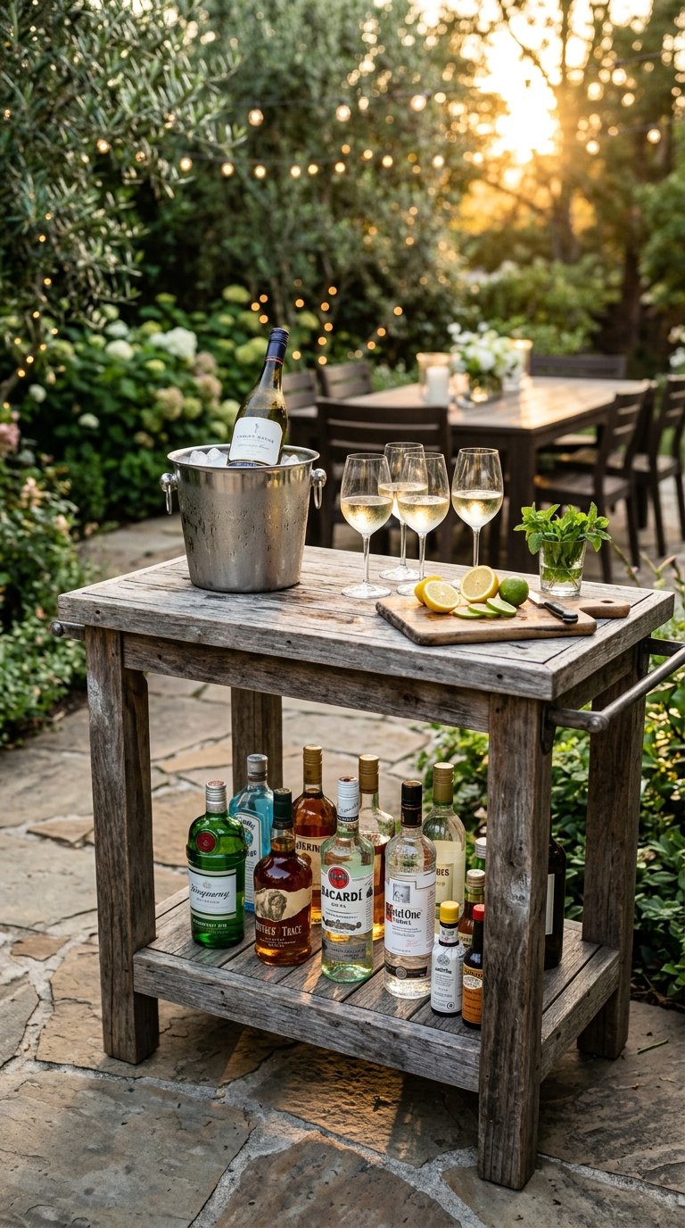 Create a Separate Bar or Drinks Station