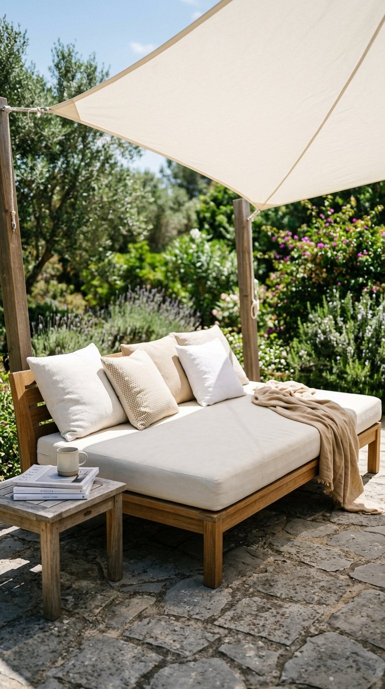Create a Shaded Daybed Lounge