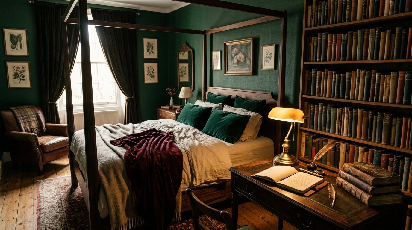 Dark Academia Bedroom Ideas
