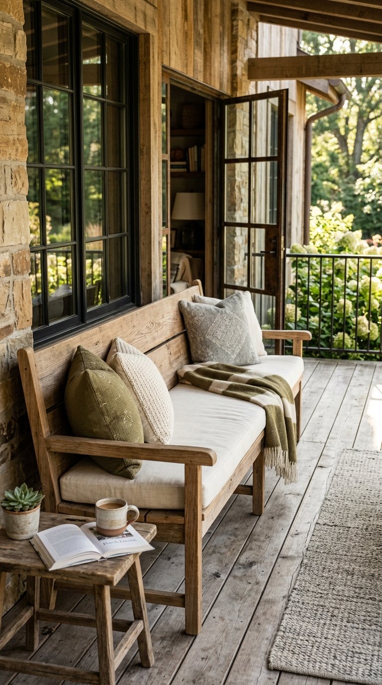 Decorate With a Porch Bench