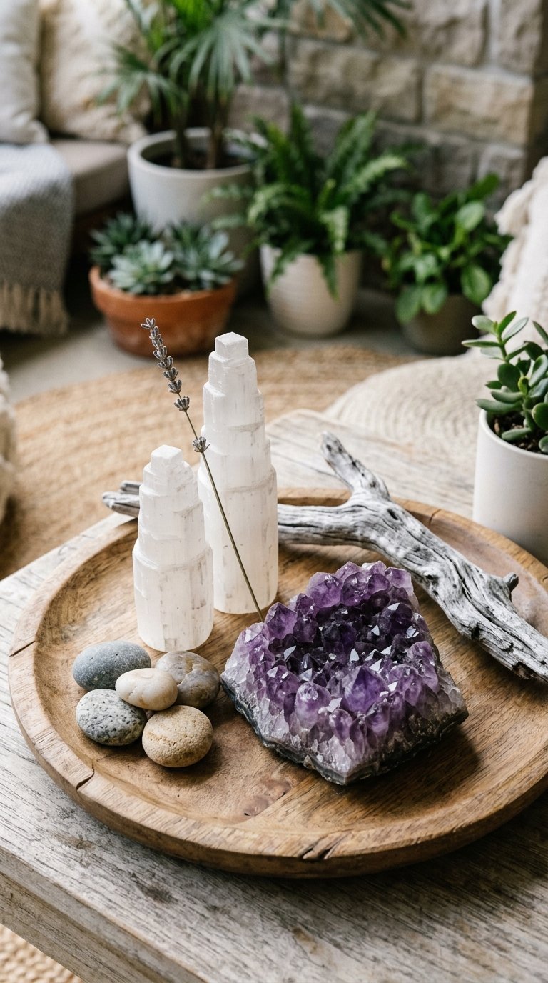  Display Crystals and Natural Objects as Boho Accents