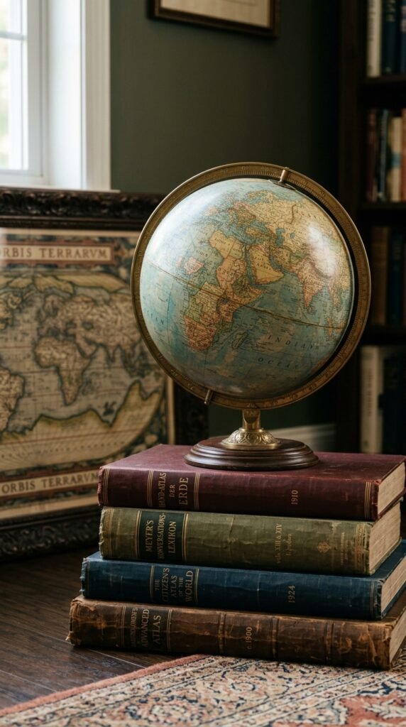 Display Globes, Maps, and Atlases