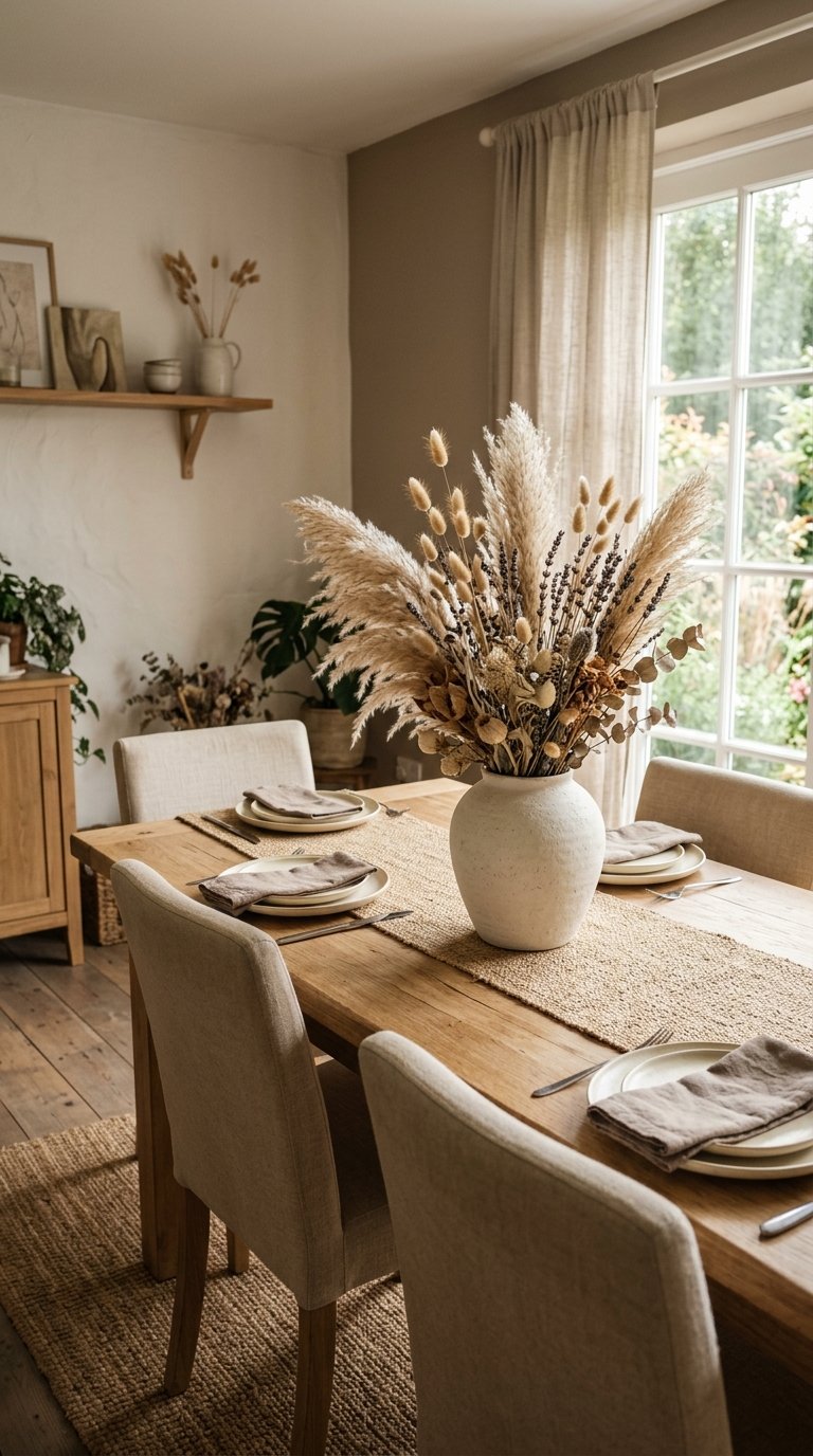  Dried Flower Arrangement for a Permanent Floral Centerpiece
