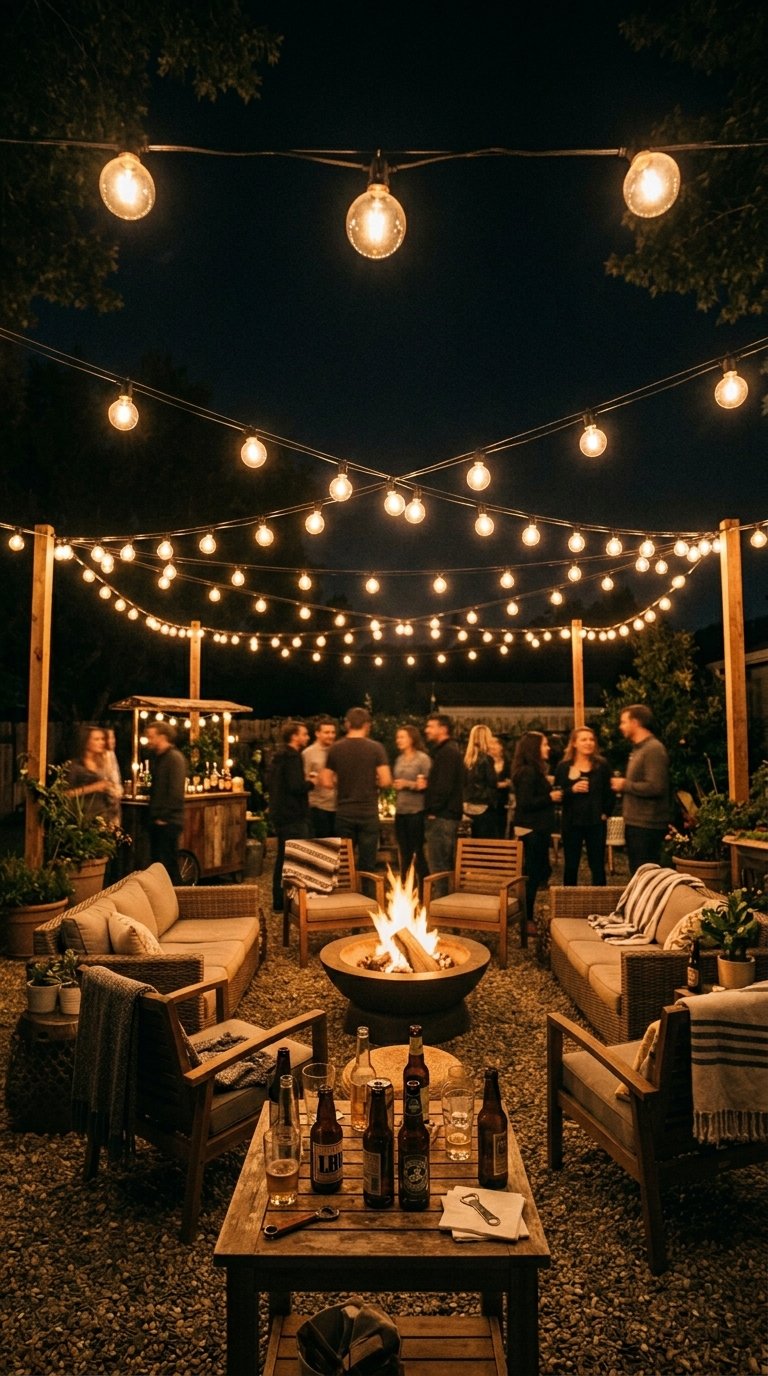 Festoon Lights for a Party-Ready Backyard