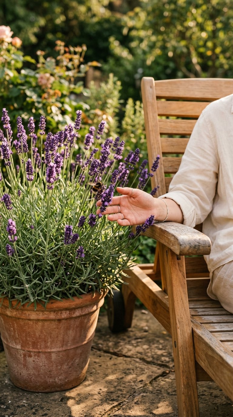  Finish With a Scented Plant Within Two Feet of the Seating