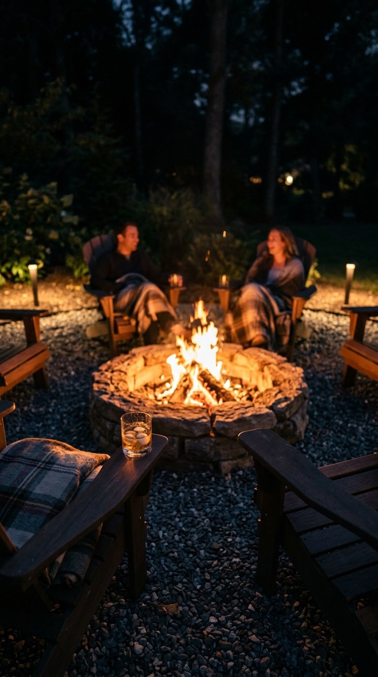 Fire Pit Lighting Combinations
