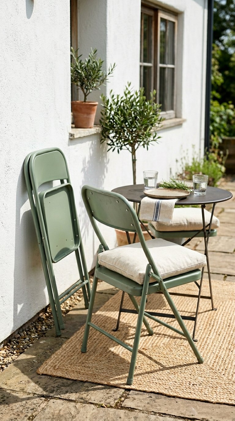Foldable or Stackable Chair Set for Flexible Seating