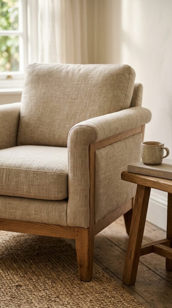Furniture With Clean Lines and Substantial Weight