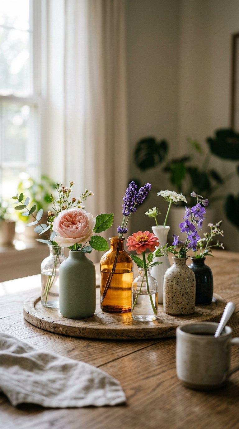 Garden Clipping Bud Vase Cluster